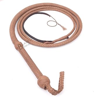 Amazon.com: LB's WHIP: Rope Core Leather Bullwhip